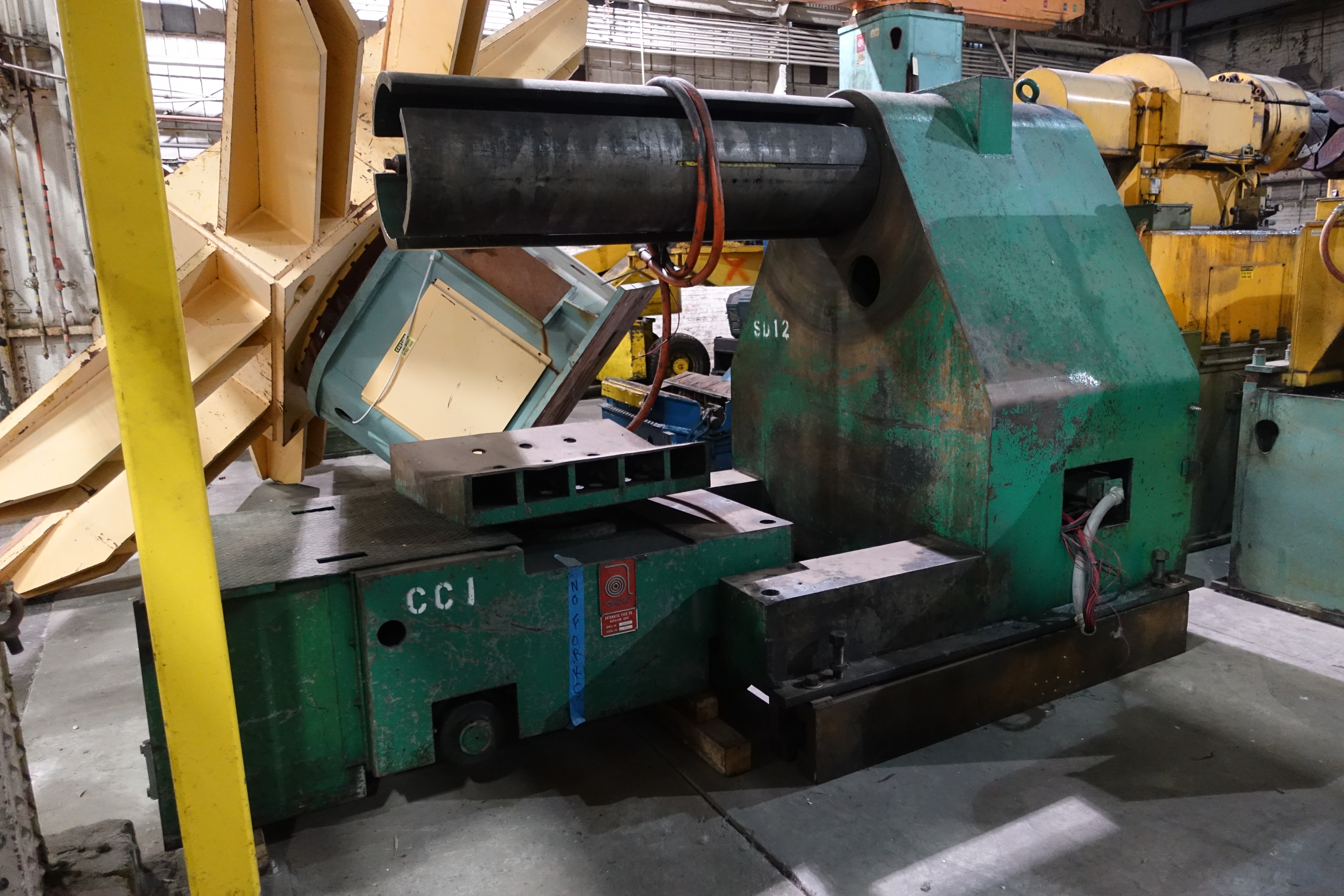 Picture of 60" x 30,000# Automatic Feed Company Mandrel Uncoiler
